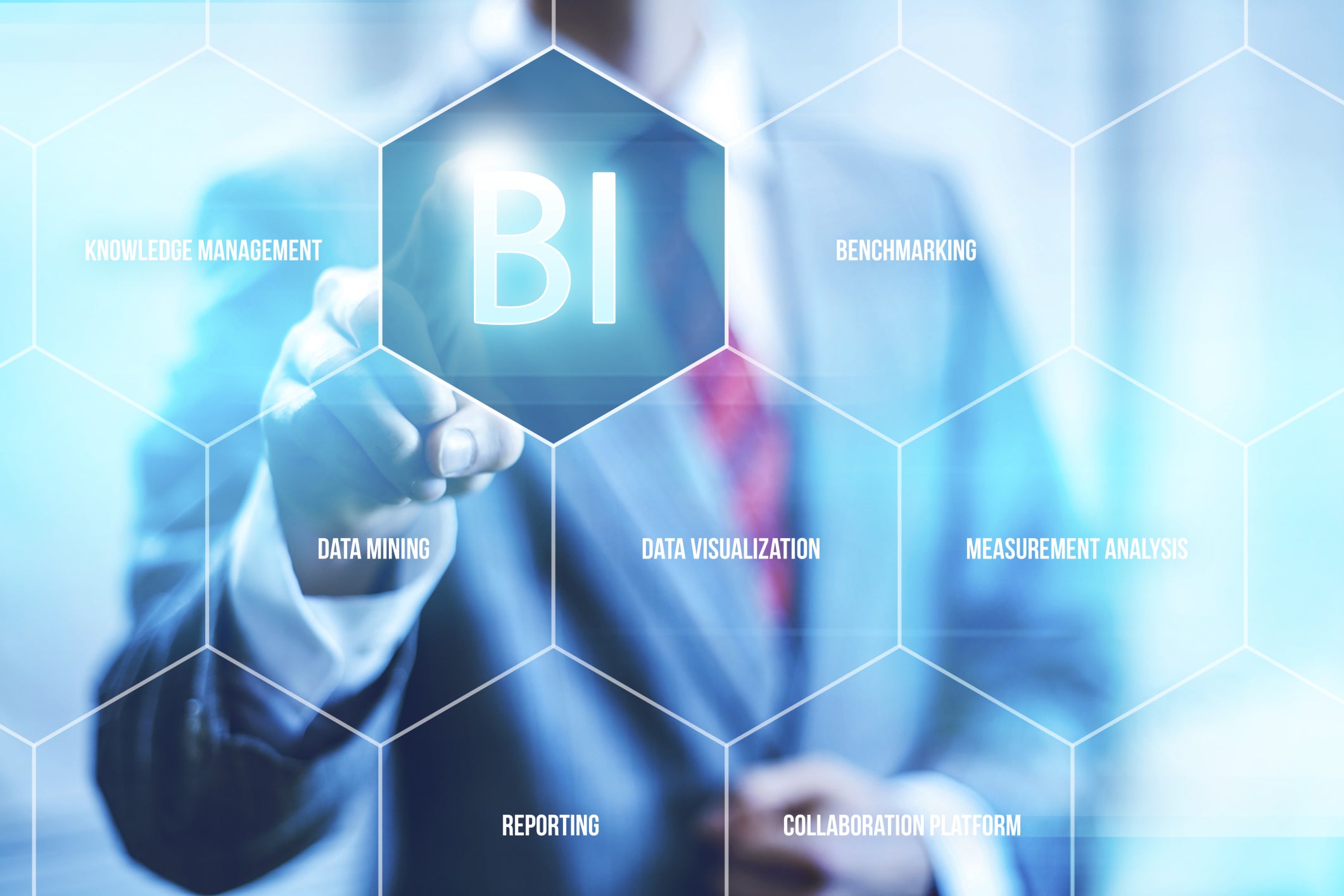 How does BI contribute to improving operational efficiency?