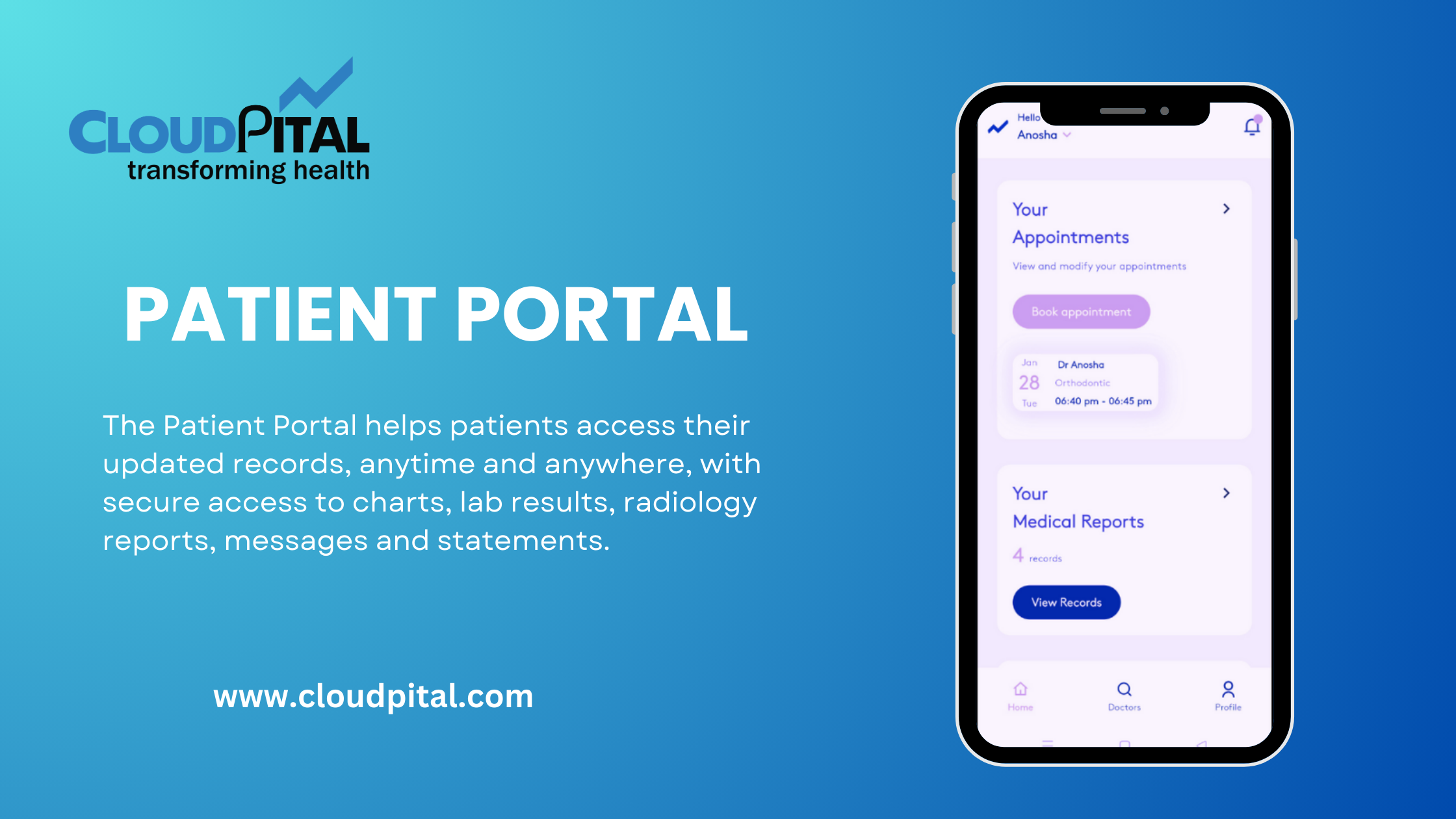 What features are included in a Patient Portal?