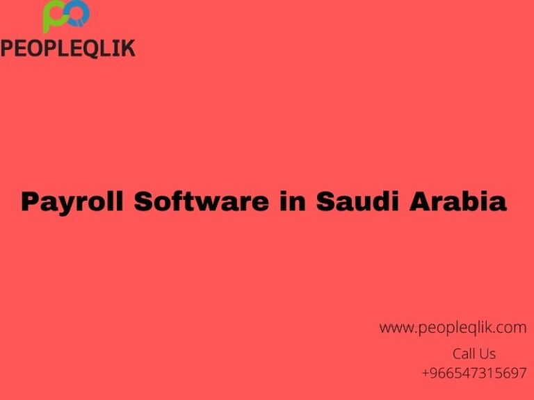 Payroll Software in Saudi Arabia